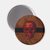 Red Skull Magnet (Vorderseite/Rückseite)