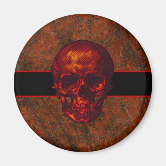 Red Skull Magnet (Vorne)