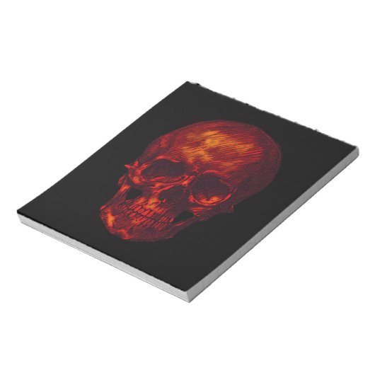 Red Skull Notizblock (Rotiert)