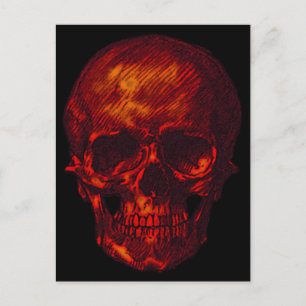 Red Skull Postkarte
