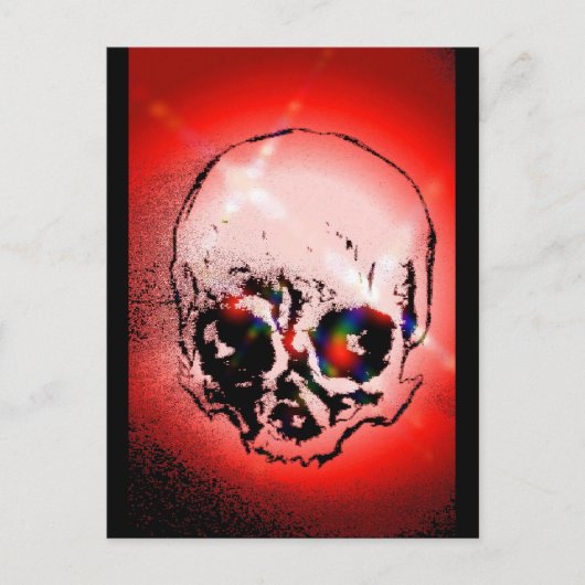 Red Skull Postkarte (Vorderseite)