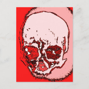 Red Skull Postkarte