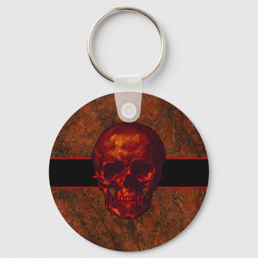 Red Skull Schlüsselanhänger (Rückseite)