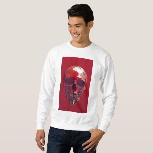 RED SKULL SWEATSHIRT (Vorne ganz)