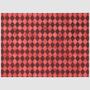 Red Skulls and Sunflower Series Design 10 Seidenpapier