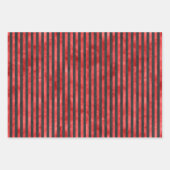 Red Skulls and Sunflower Series Design 11 Geschenkpapier Set (Vorderseite)