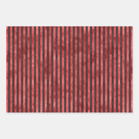 Red Skulls and Sunflower Series Design 11 Geschenkpapier Set (Vorderseite)