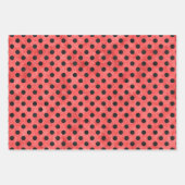 Red Skulls and Sunflower Series Design 4 Geschenkpapier Set (Vorderseite)