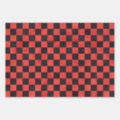 Red Skulls and Sunflower Series Design 5 Geschenkpapier Set (Vorderseite)