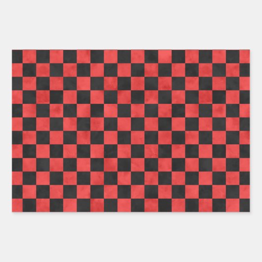 Red Skulls and Sunflower Series Design 5 Geschenkpapier Set (Vorderseite)