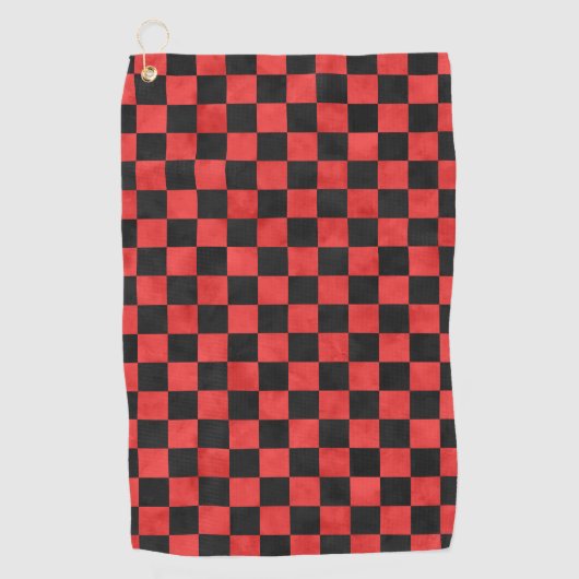 Red Skulls and Sunflower Series Design 5 Golfhandtuch (Vorderseite)