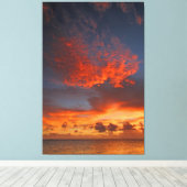 RED SKY 40 x 60 Leinwanddruck (Insitu (Holzboden))