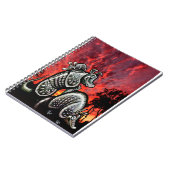 Red Sky Armadillos Notizblock (Linke Seite)