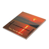 Red Sky at Morning Fliese (Seite)