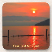 Red Sky at Morning Getränkeuntersetzer (Vorderseite)