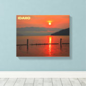 Red Sky at Morning Leinwanddruck (Insitu (Holzboden))