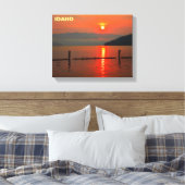 Red Sky at Morning Leinwanddruck (Insitu (Schlafzimmer))