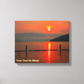 Red Sky at Morning Leinwanddruck (Vorderseite)