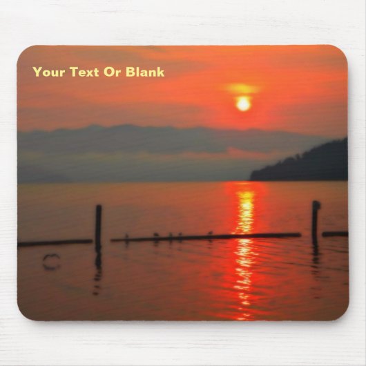 Red Sky at Morning Mousepad (Vorne)