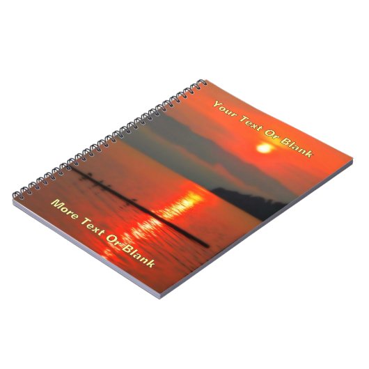 Red Sky at Morning Notizblock (Linke Seite)