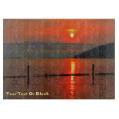 Red Sky at Morning Schneidebrett (Vorderseite)