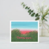 Red Sky at Night, Custom Postcards Postkarte (Stehend Vorderseite)
