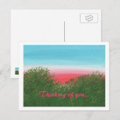 Red Sky at Night, Custom Postcards Postkarte (Vorne/Hinten)
