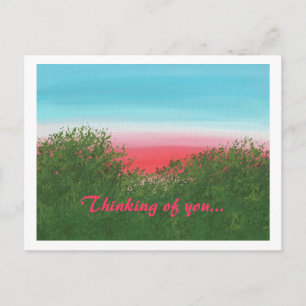 Red Sky at Night, Custom Postcards Postkarte
