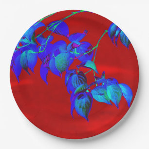 Red Sky Blue Verlasse Paper Teller