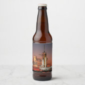 Red Sky for Space Shuttle Atlantis Start Bierflaschenetikett (Vorderseite)
