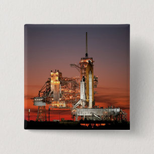 Red Sky for Space Shuttle Atlantis Start Button