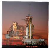 Red Sky for Space Shuttle Atlantis Start Fliese (Vorderseite)