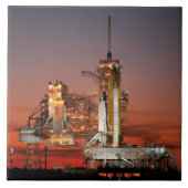 Red Sky for Space Shuttle Atlantis Start Fliese (Vorderseite)