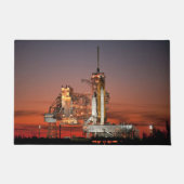 Red Sky for Space Shuttle Atlantis Start Fußmatte (Vorderseite)