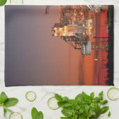 Red Sky for Space Shuttle Atlantis Start Geschirrtuch (Gefaltet)