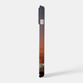 Red Sky for Space Shuttle Atlantis Start iPhone 15 Hülle (Linke Seite)