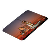 Red Sky for Space Shuttle Atlantis Start Magnet (Linke Seite)