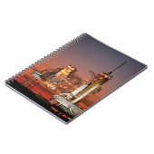 Red Sky for Space Shuttle Atlantis Start Notizblock (Linke Seite)