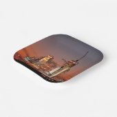 Red Sky for Space Shuttle Atlantis Start Pappteller (Gewinkelt)