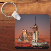 Red Sky for Space Shuttle Atlantis Start Schlüsselanhänger (Vorderseite)