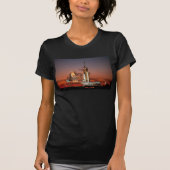 Red Sky for Space Shuttle Atlantis Start T-Shirt (Vorderseite)