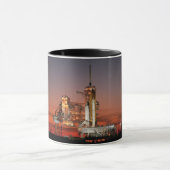 Red Sky for Space Shuttle Atlantis Start Tasse (Zentrum)
