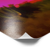 Red Sky in der Nacht Fotodruck (Ecke)
