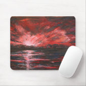 Red Sky in der Nacht Mousepad (Mit Mouse)