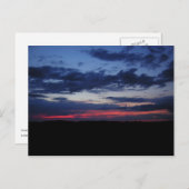 Red Sky Postcard Postkarte (Vorne/Hinten)