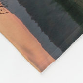 Red Sky Schöne Landschaft Fleecedecke (Ecke)