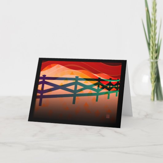 Red Sky Shepherd Card Karte (Vorderseite)