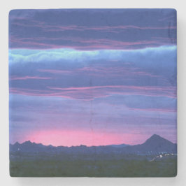 Red Sky - Steinuntersetzer