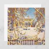 Red Sleigh House, Winter | Lawren Harris | (Vorne/Hinten)