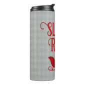 Red Sleigh Rides Holiday Thermosbecher (Nach links gedreht)